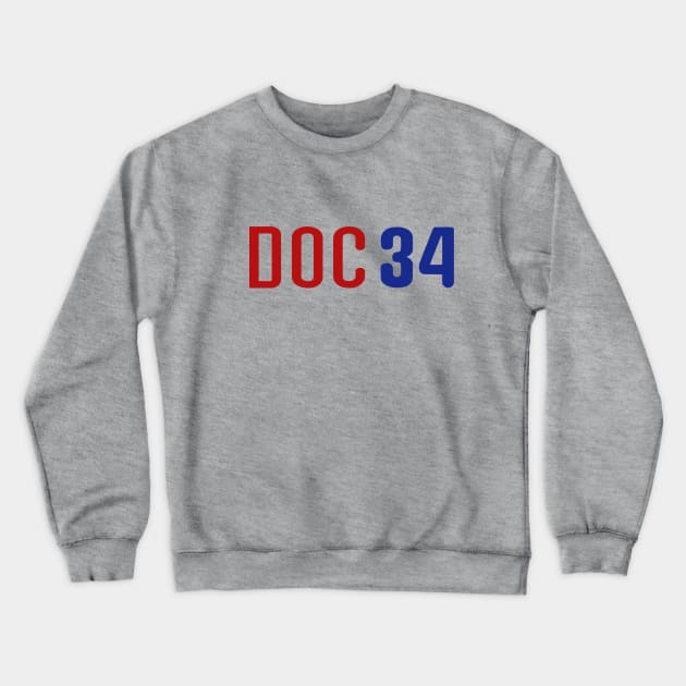 DOC 34, Doc Halladay Philadelphia Baseball Crewneck Sweatshirt by FanSwagUnltd